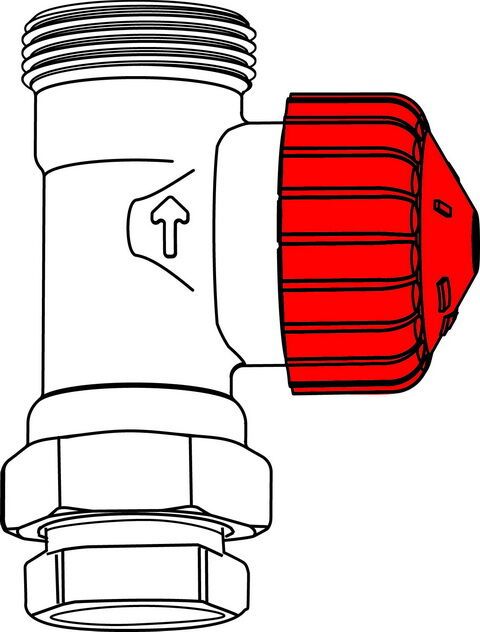 IMI HEIMEIER Thermostatventil Calypso TRV-3
