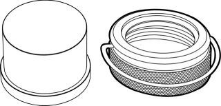IMI TA Behördenkappe, M30 x 1,5 Set aus Kunststoffkappe/Sicherungsring