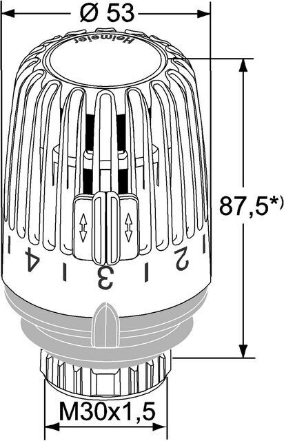 IMI HEIMEIER Thermostat-Kopf K