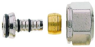 IMI HEIMEIER Klemmverschraubung vernickelt für Verbundrohr 16x2 mm und G 3/4 Außengewinde