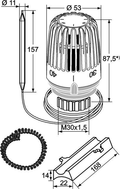 IMI HEIMEIER Thermostat-Kopf K