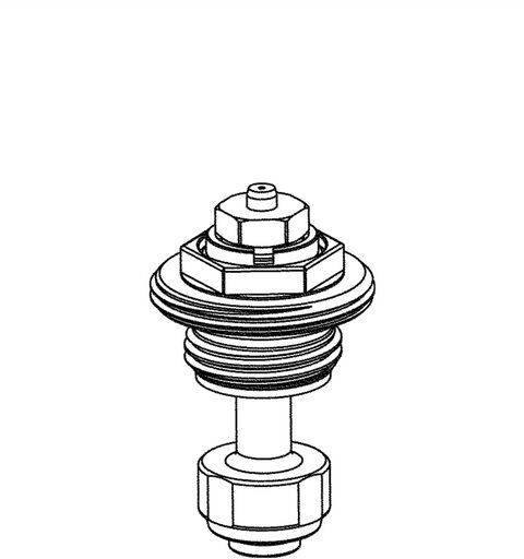 IMI HEIMEIER Thermostat-Oberteil für Ventilheizkörper Bauschutzkappe weiss, M22x1,5, mit Voreinstellung