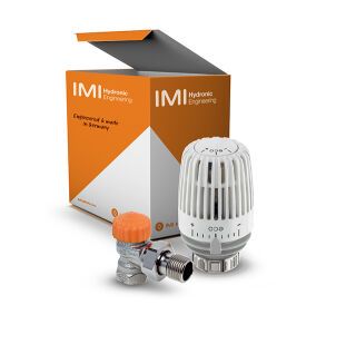 IMI HEIMEIER Set 1 Thermostat-Kopf K eco und Thermostat-Ventilunterteil Eclipse, DN 10 (3/8