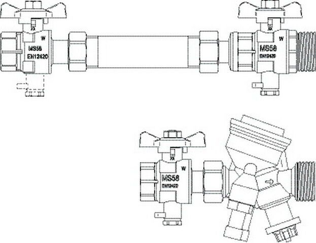 IMI HEIMEIER Anschlussset TA-COMPACT-P