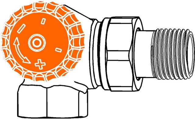 IMI HEIMEIER Thermostat-Ventilunterteil Eclipse