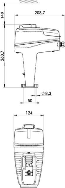 IMI TA Digitaler Stellantrieb TA-Slider1600
