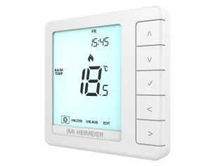 Die programmierbaren Raumthermostate verbinden eine benutzerfreundliche Oberfläche mit Genauigkeit und Regelkomfort.