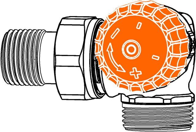IMI HEIMEIER Thermostat-Ventilunterteil Eclipse
