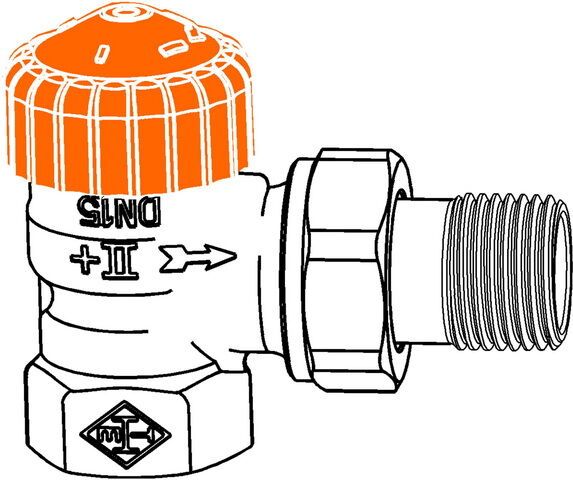 IMI HEIMEIER Thermostat-Ventilunterteil Eclipse