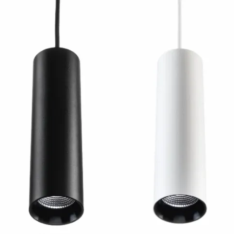 Zip Tube Mini Pendel, schwarz und weiß
