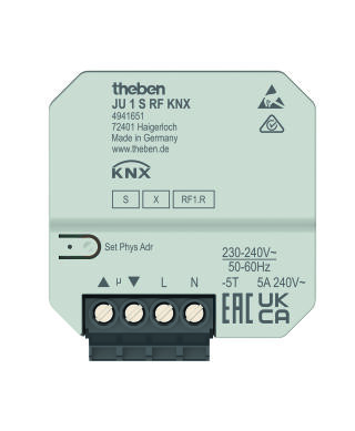 Theben KNX Jalousieaktor (Unterputz) JU KNX