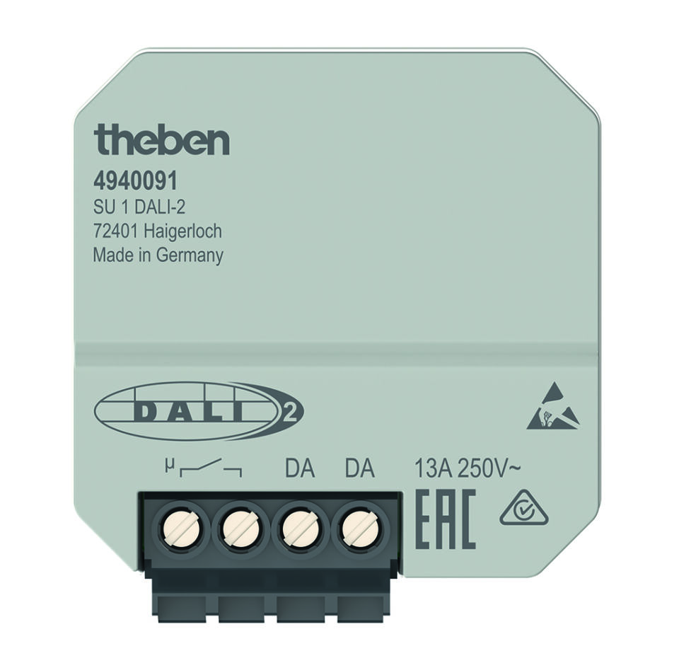 Theben DALI-2-Lichtsteuerungssystem DALI-2 Room Solution