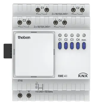 Erweiterungsmodul RME 4 I KNX (4-fach Schaltaktor)
