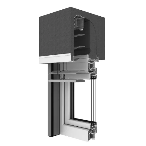 THERMplus Aufsatzelement TOP FOAM für Raffstoren und Außenjalousien