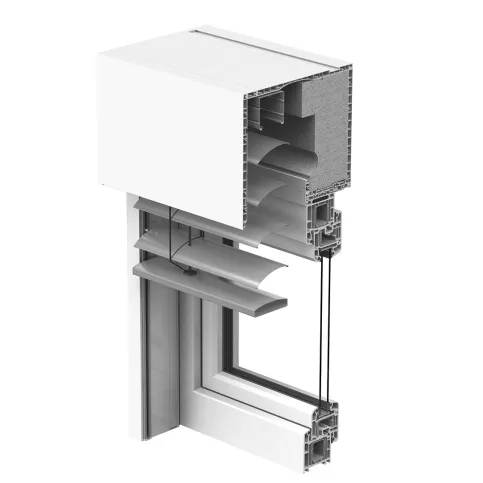 Kunststoff Aufsatzelement TOP MINI plus für Raffstoren und Außenjalousien