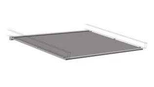 SOLANYA Unterglasmarkise max. Breite: 4500mm max. Ausfall: 4500 mm; 20 m²