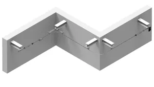 AIO-Seilsystem überfahrbar Überkopf