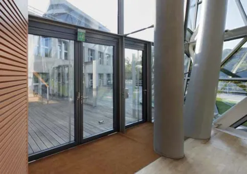 Objekt: Europäische Investitionsbank, Luxemburg I Architekt: Ingenhoven Architects, Düsseldorf I Produkt: BTS 80 BSR
