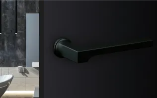 Black Edition Soho mit runder Rosette, ohne Schloss, Farbe Kosmos Schwarz | © Karcher Design
