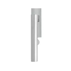 Fenstergriff Madeira mit rechteckigem Schild, mit Schloss, Edelstahl poliert | © Karcher Design