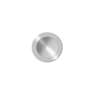 Fingermuschel rund, ohne Schraublöcher, Edelstahl | © Karcher Design