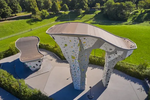TUM Campus im Olympiapark, München I Verwendetes Produkt: Rhepanol
