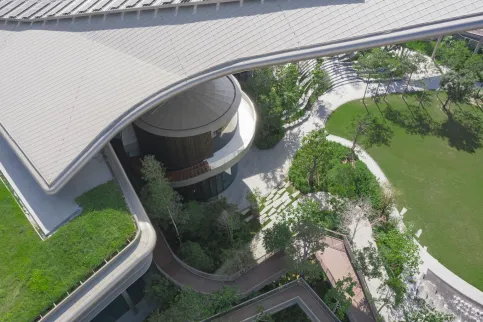 Pavillons „The Forestias“, Bangkok I Verwendetes Produkt: Rhenofol CG 1,5mm I