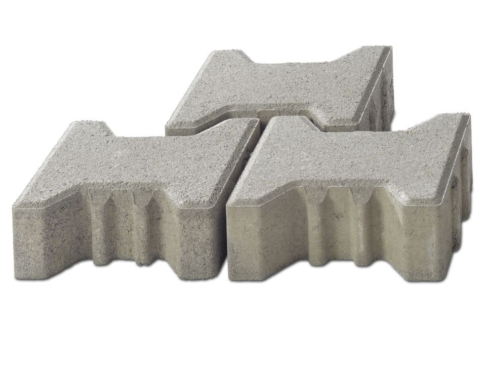 Doppel-T Aqua 8 cm grau