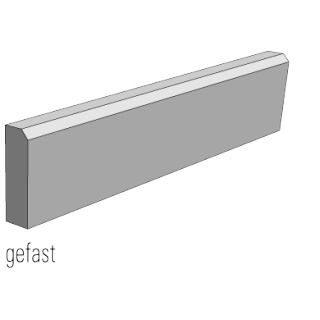 Randstein 10/25/100 BDUD gewaschen gefast (B7)