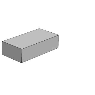 Rinnenplatte 30/15/8 grau leicht gefast