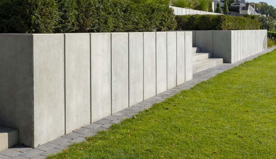 Mauerscheibe 205/115/100 12 cm Wandstärke Sichtbeton