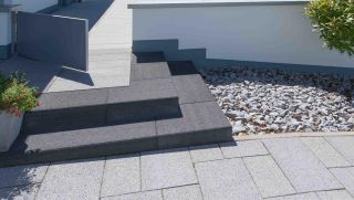 MultiStufe 50/50/40/15 90° anthrazit feingestrahlt