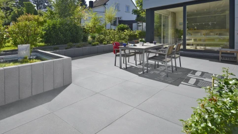 Vios®-Platten in grau