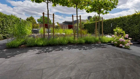 Arctia Keramik Terrassenplatten anthrazit-meliert