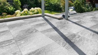 Nanos [Beton+] 60/60/5 weiß-anthrazit