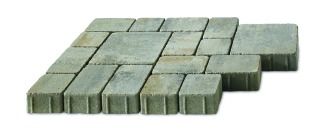 Germania antik Aqua 8 cm Wilder Verband grau/anthrazit