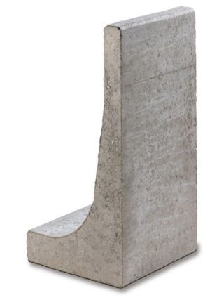 Winkelstein Höhe 80 cm L:40/B:40 cm anthrazit