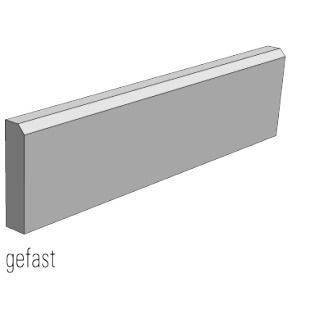 Randstein 6/25/100 braun beidseitig gefast (gr. Paket)