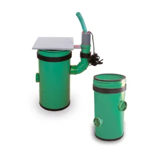 Pumpensumpf aus Kunststoff, rund