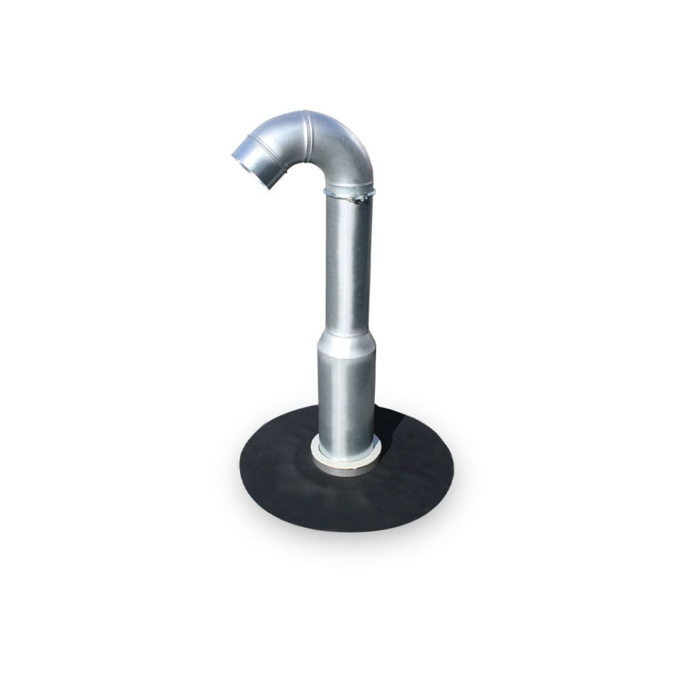 KRASO Schwanenhals - wärmegedämmt -, NW 300, Edelstahl rostfrei V2A