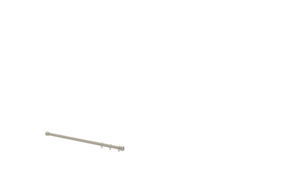 DUSCHVORHANGSTANGE DVS-G-1500 REINWEISS