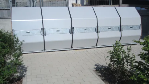 Kundenbeispiel der Fahrradbox Pedalo Radbox in Göttingen