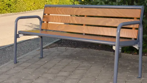 Bank Charisma Style mit Rückenlehne, Pagholz