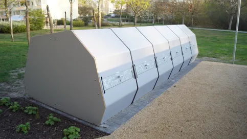 Kundenbeispiel der Fahrradbox Pedalo Radbox in Potsdam