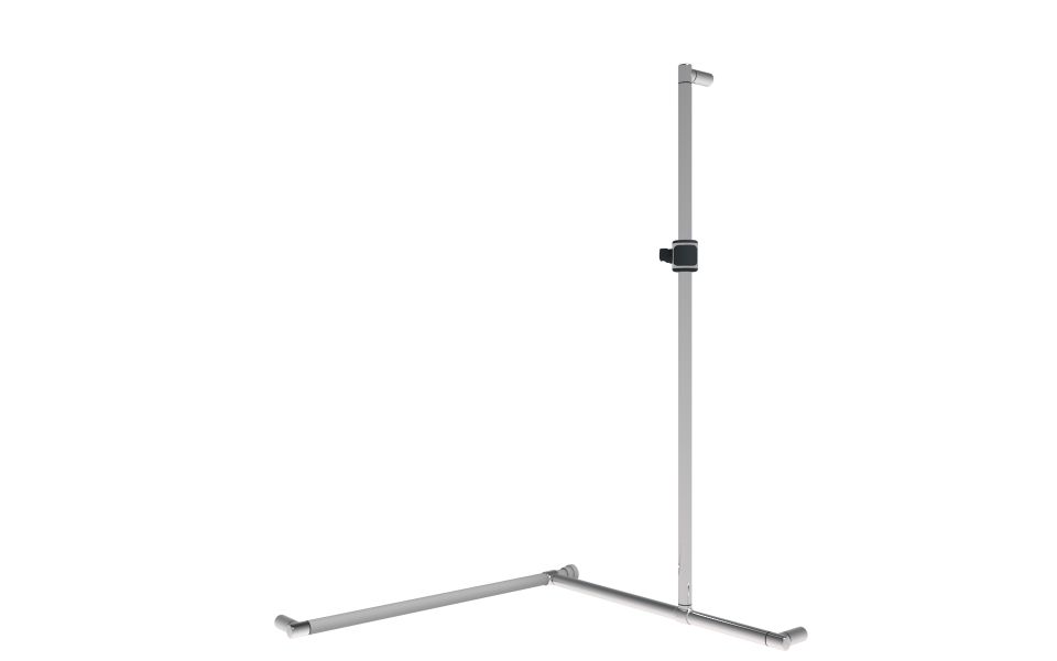 DUSCHHANDLAUF DBE-R-1205x785x790 ELOXIER