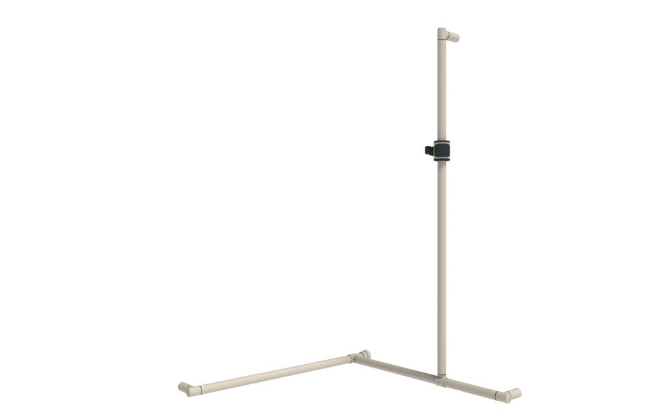 DUSCHHANDLAUF DBE-R-1205x785x790 RWEISS
