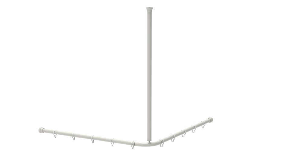 DUSCHVORHANGSTANGE DVS-L-B