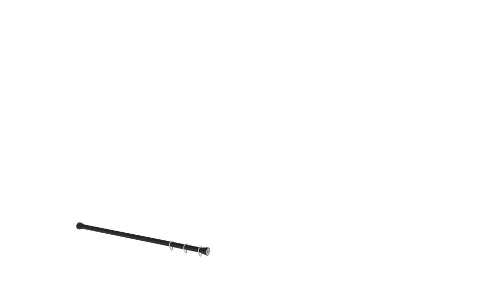 DUSCHVORHANGSTANGE DVS-G-1500 ANTHRAZITG