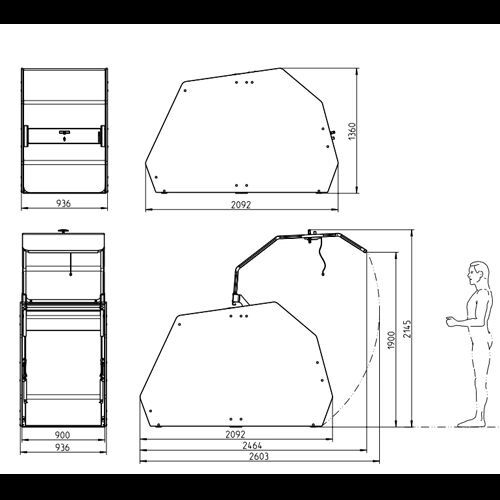 Fahrradbox Pedalo Grundelement