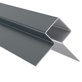 Hardie TM Plank MetalTrim TM Außenecke 20 mm Metallgrau 5 St.